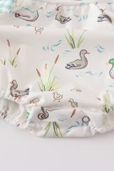 Abby & Evie
SAGE MALLARD FLORAL BUBBLE