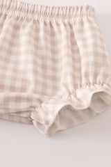 Abby & Evie
BEIGE FARM BLOOMER SET