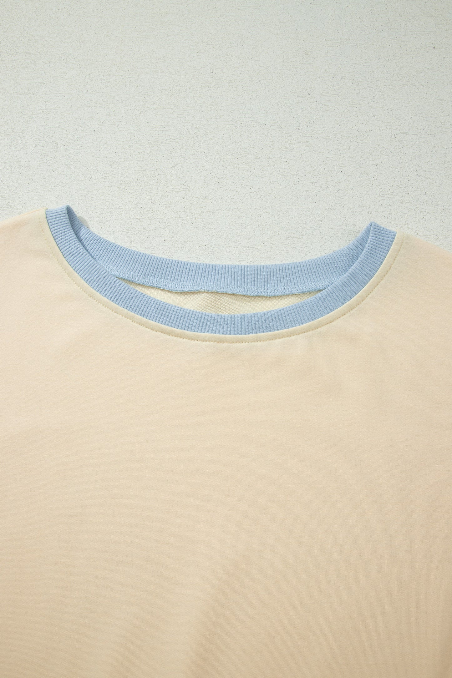Colorblock Edge Drop Shoulder T Shirt and Skort 2Pcs Set