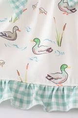 Abby & Evie
SAGE MALLARD BLOOMER SET