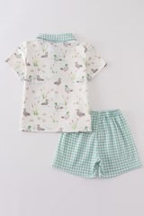 Abby & Evie
SAGE MALLARD SHORTS SET