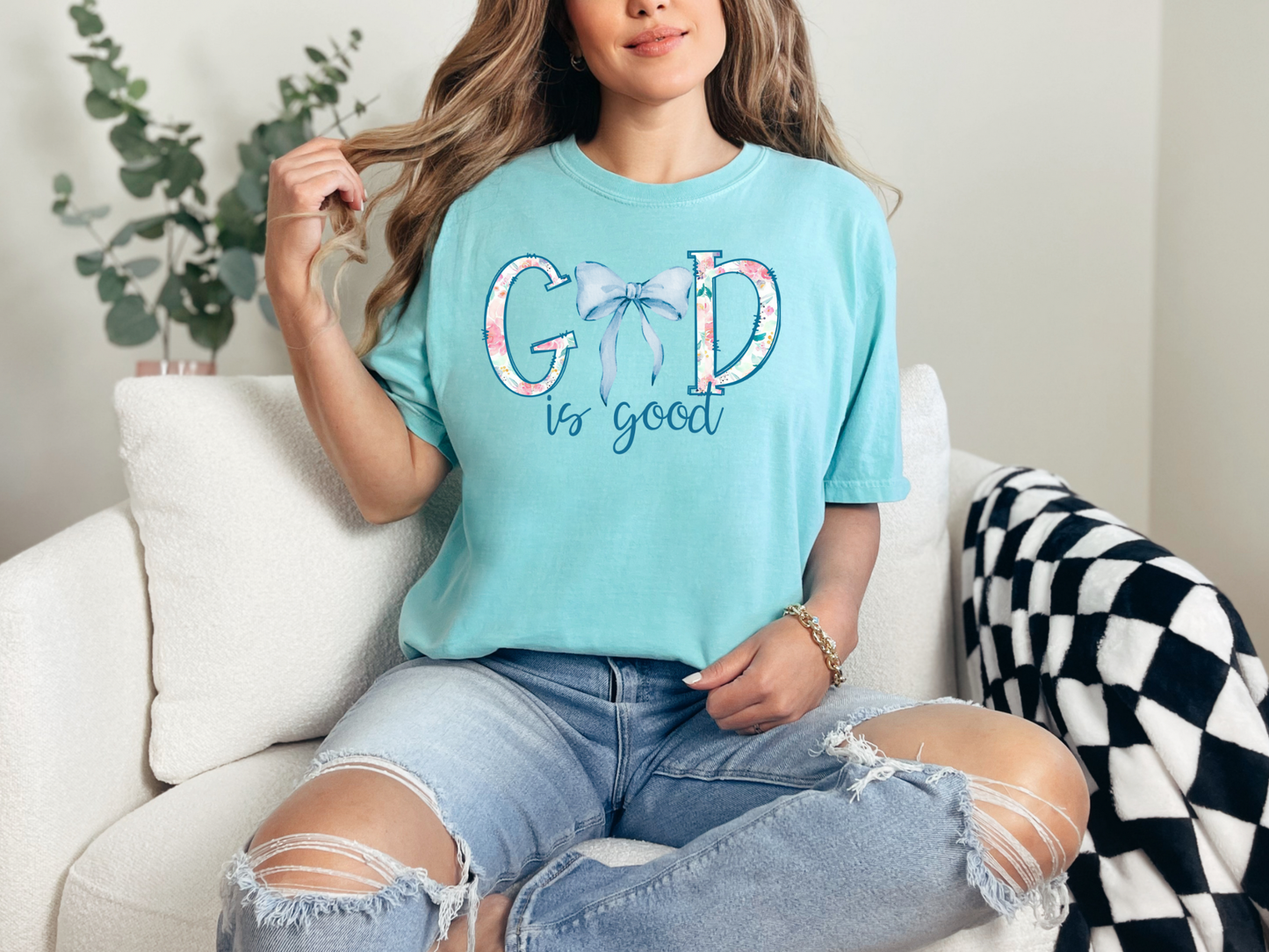 Comfort colors “God is good”Unisex garment-dyed heavyweight t-shirt