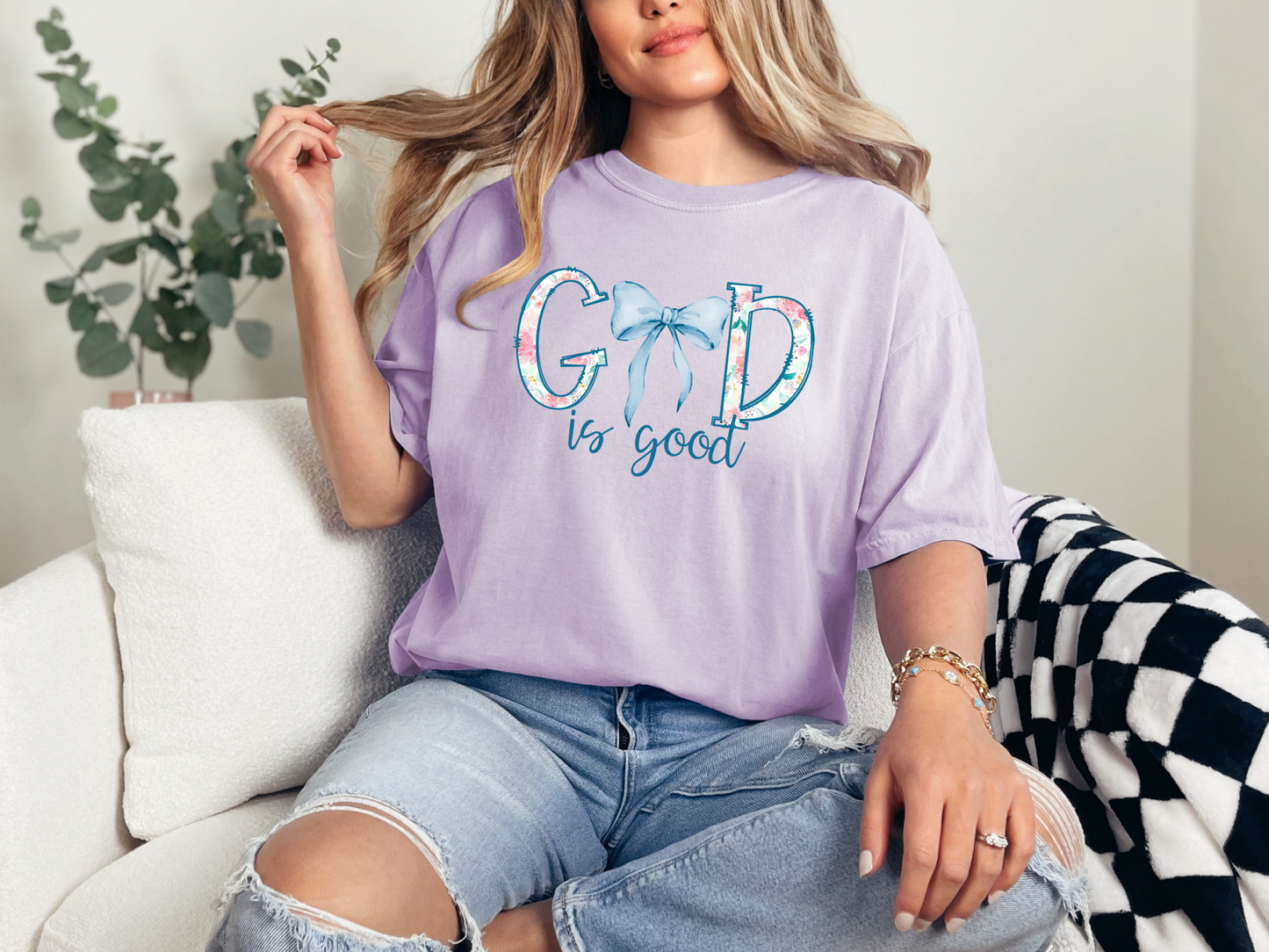 Comfort colors “God is good”Unisex garment-dyed heavyweight t-shirt