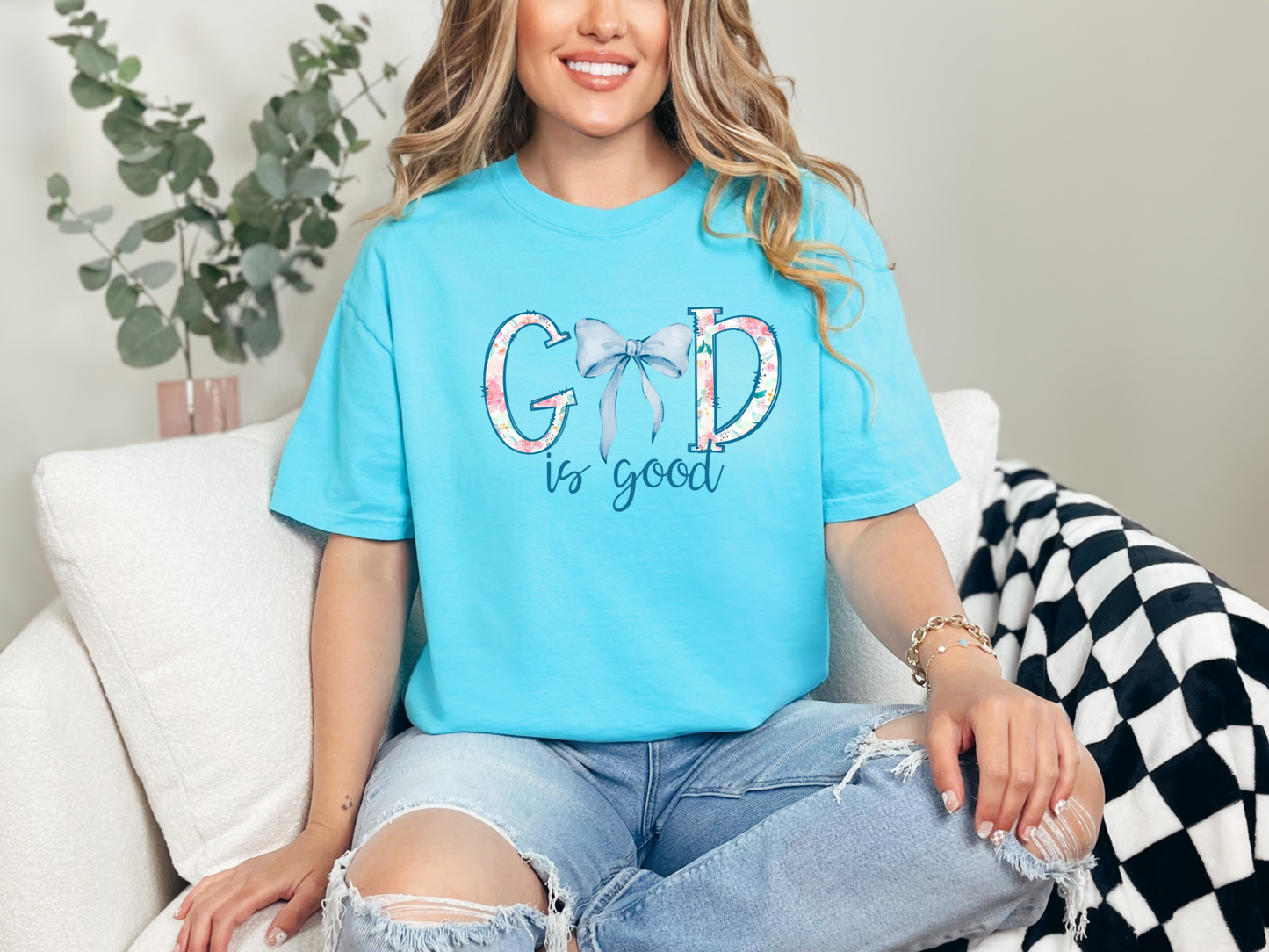 Comfort colors “God is good”Unisex garment-dyed heavyweight t-shirt