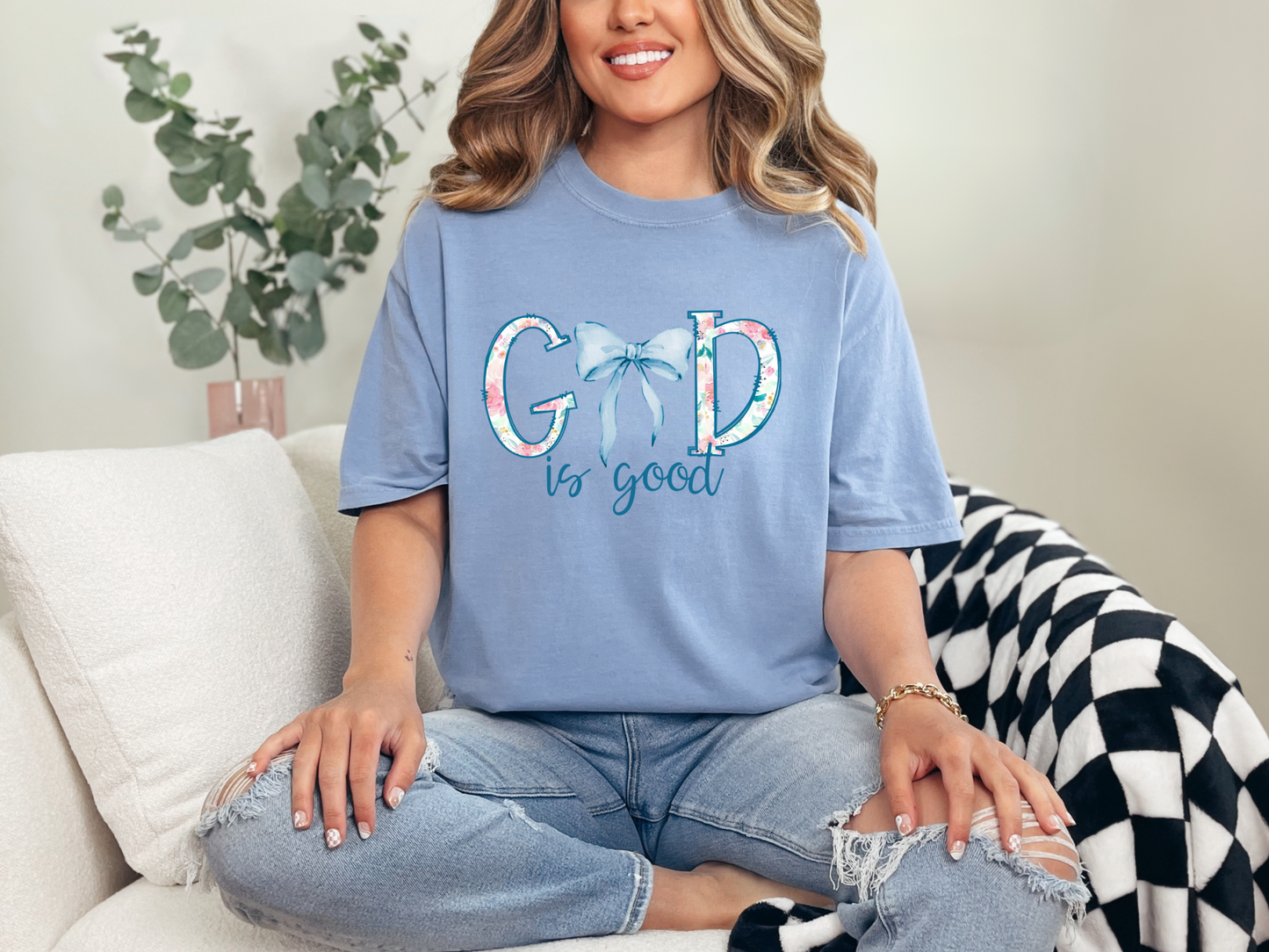Comfort colors “God is good”Unisex garment-dyed heavyweight t-shirt