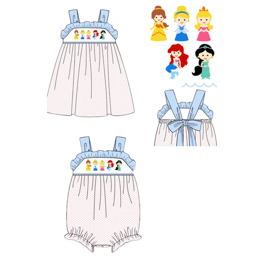 Wholesale Boutique Girls Princess Clothing Toddlers Summer Girls Dress Baby Romper