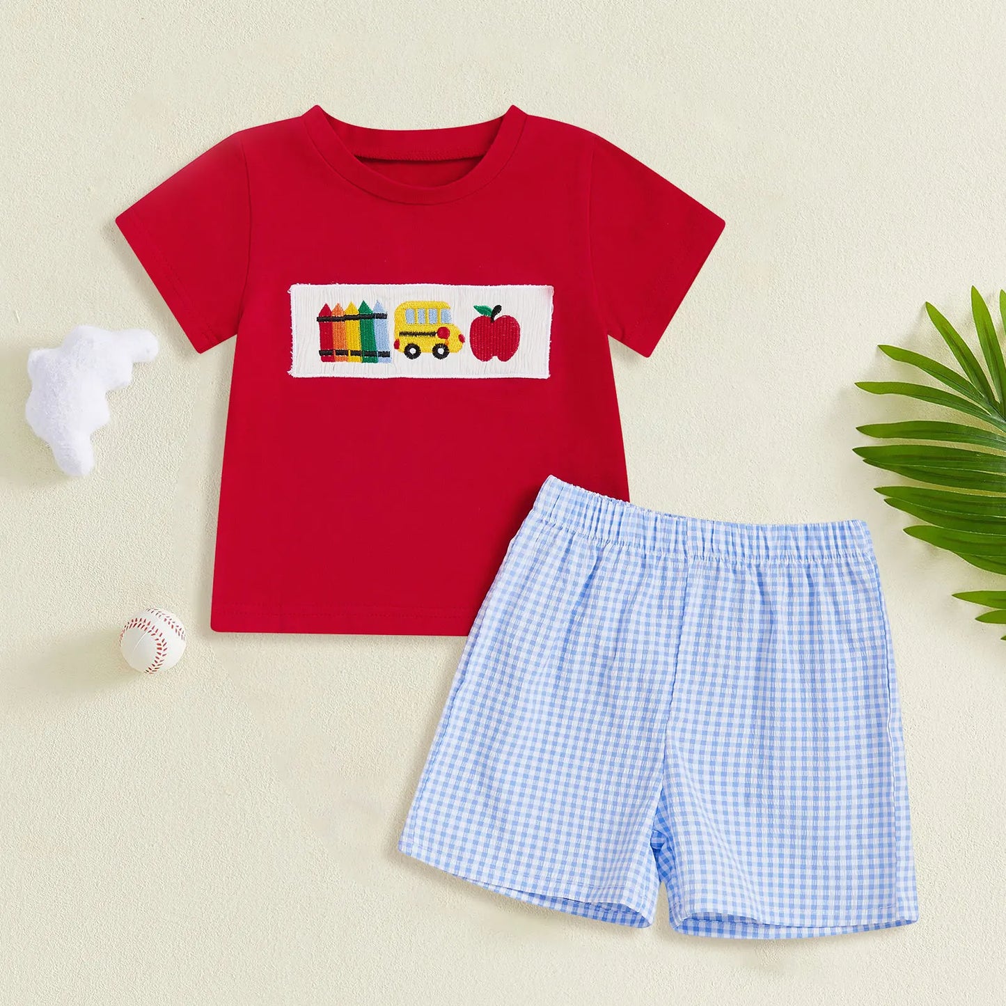 Boys Back to school short sets