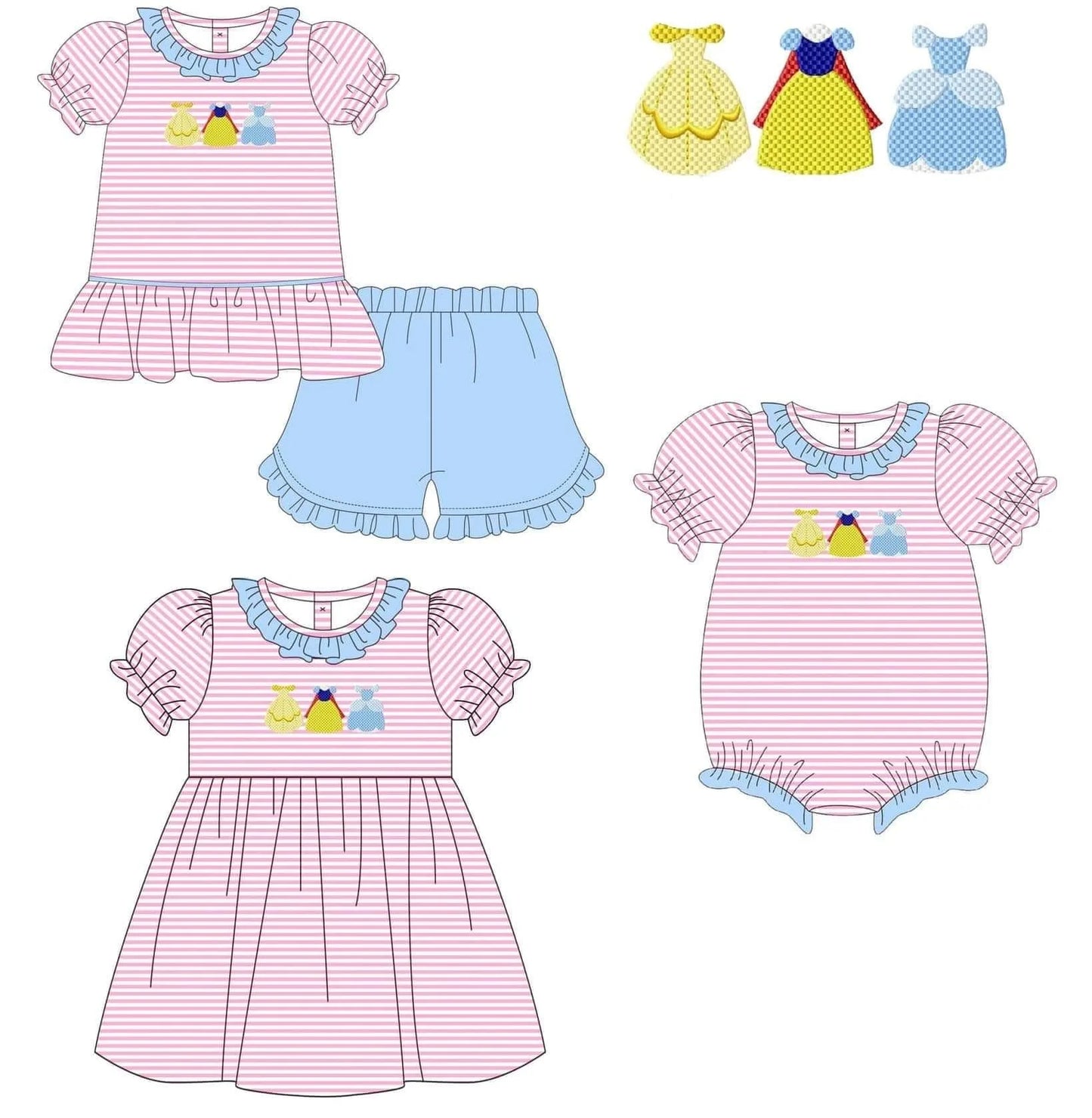 Disney Princess Castle/ Princess  Dresses sets