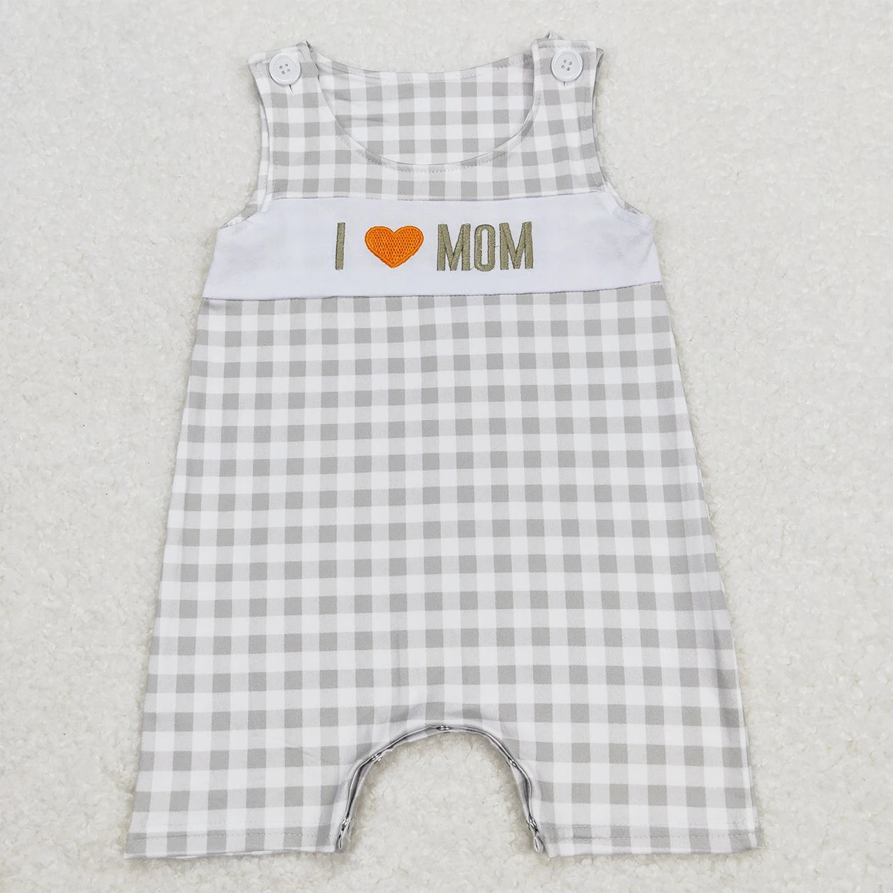 Kids Sibling Clothing Match Boys Girls Summer Outfits I Love Mom Embroidery Baby Girls Clothes Dress Boutique Infant Baby Romper