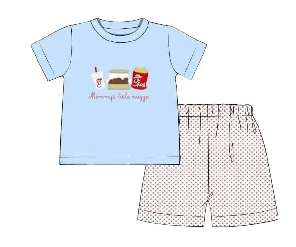 New boutique children's set “Mommy’s little nugget”