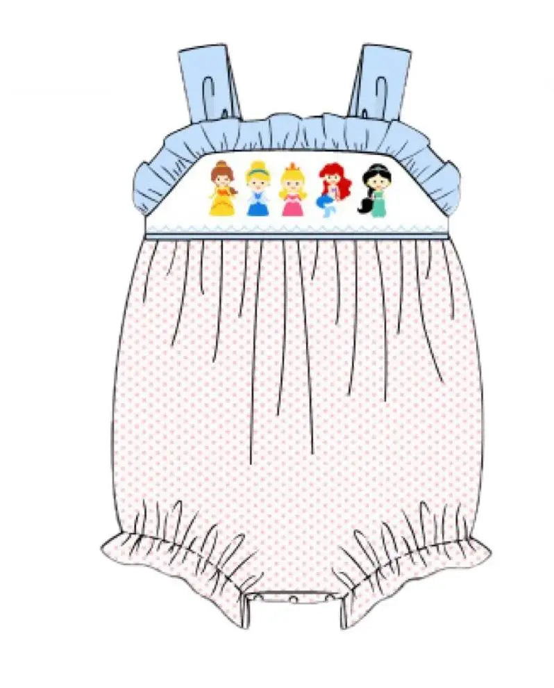 Wholesale Boutique Girls Princess Clothing Toddlers Summer Girls Dress Baby Romper