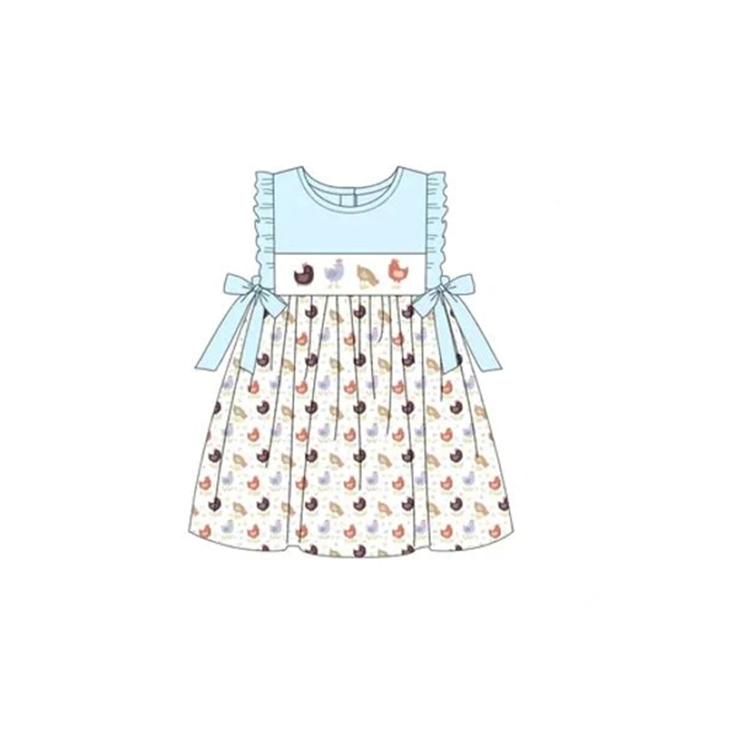 Chicken Print Sibling Sets