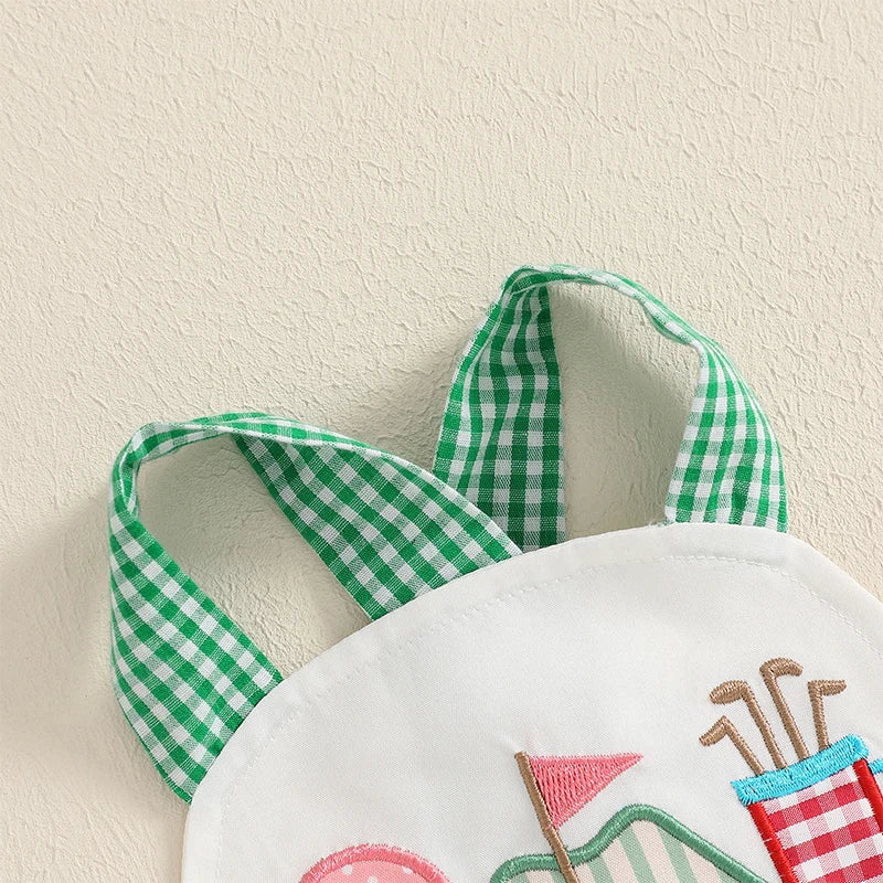Newborn Baby Girls Clothes Sleeveless Plaid Embroidery Cotton Romper Clothes Summer Infant Clothing Baby Jumpsuit Overalls