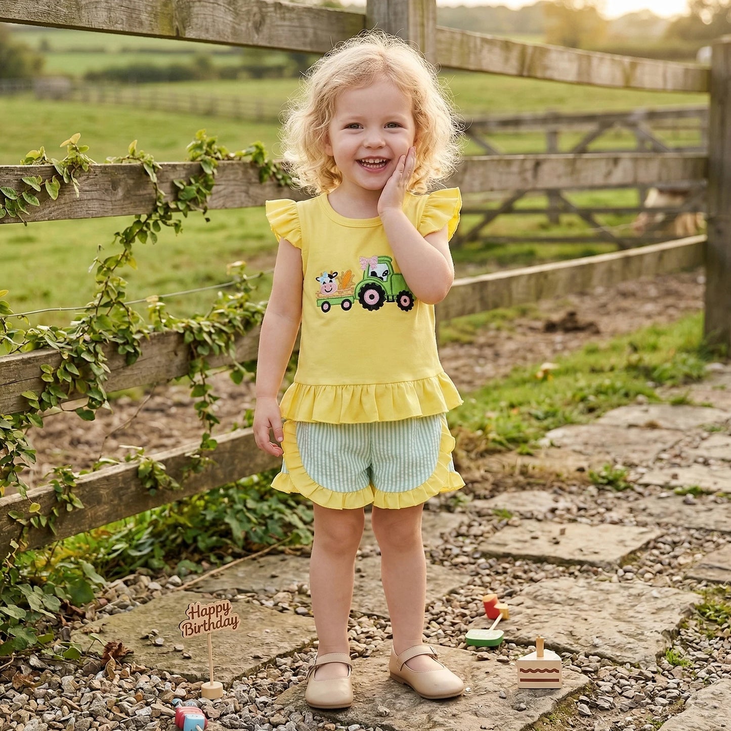 Girls 2 Piece Clothes Sets
