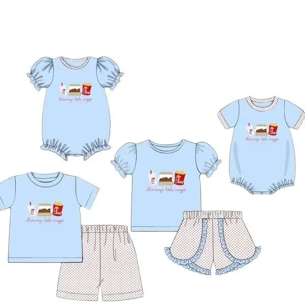 New boutique children's set “Mommy’s little nugget”
