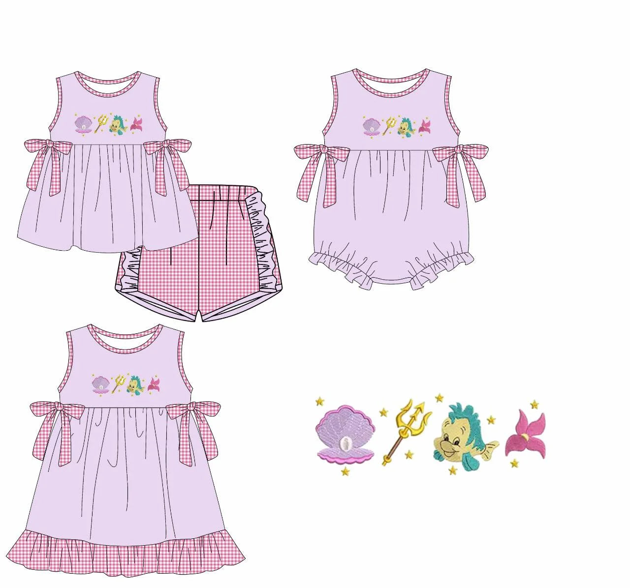 Princess Ariel Matching sets