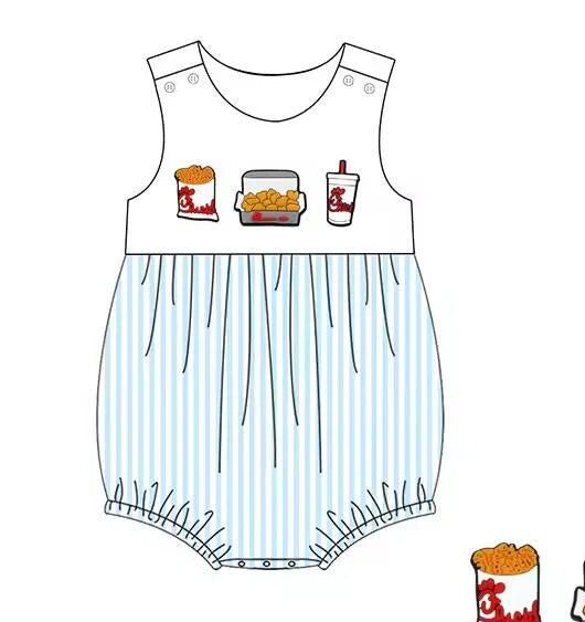 Boutique children's set Chicken print