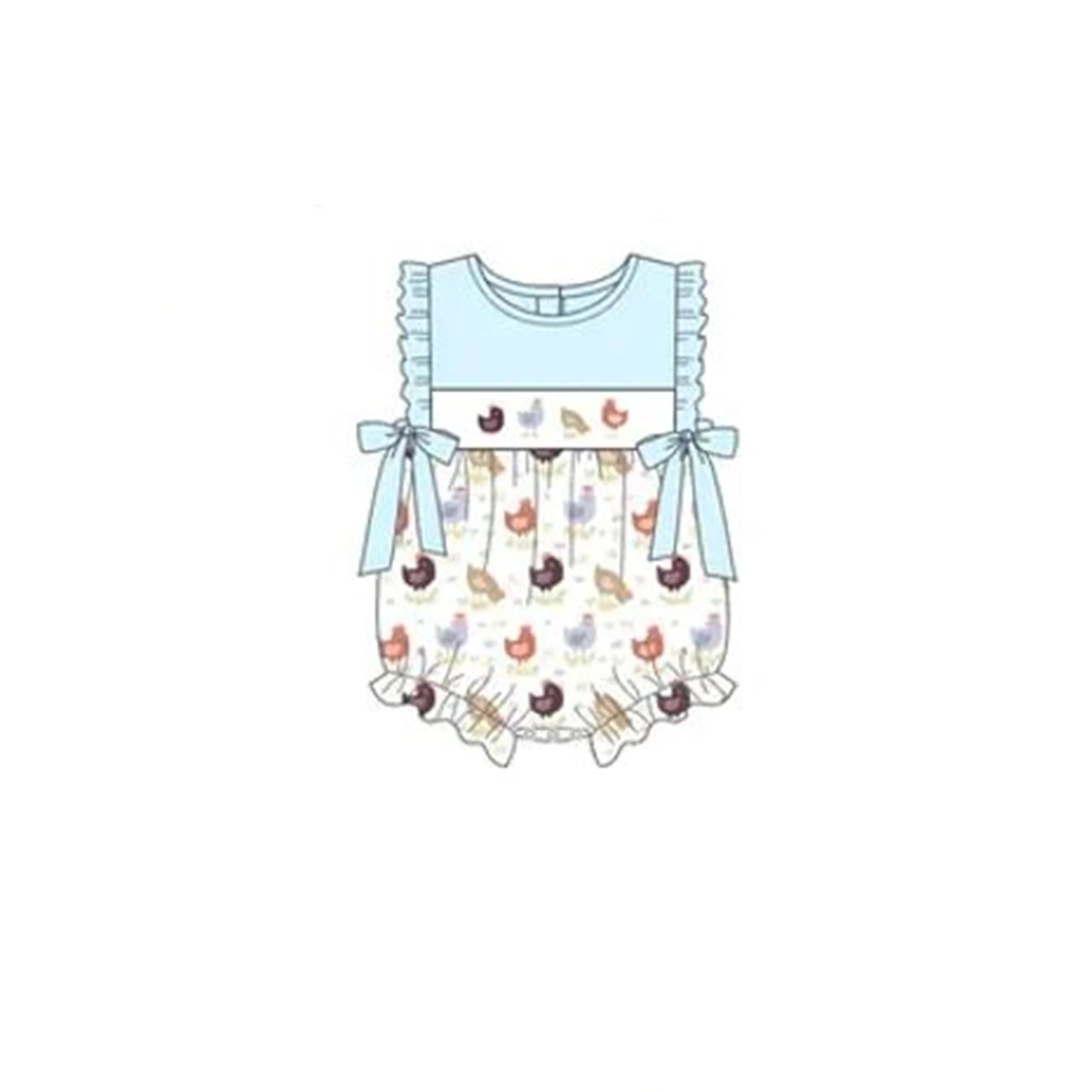 Chicken Print Sibling Sets