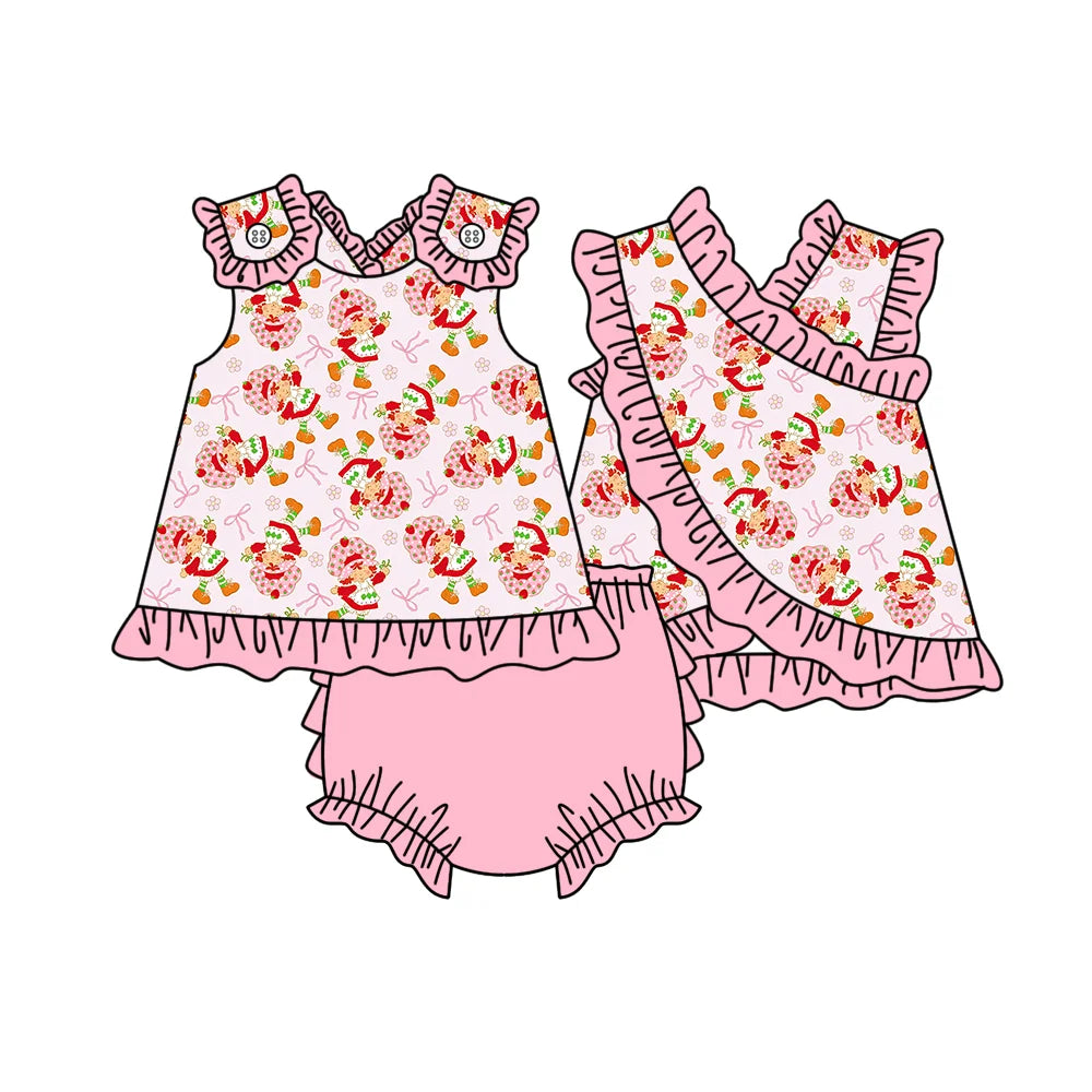 Summer Back Cross Design Bloomer Sets